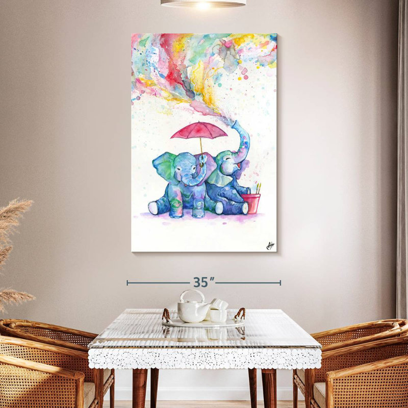 Double Trouble, 51" H x 34" W
