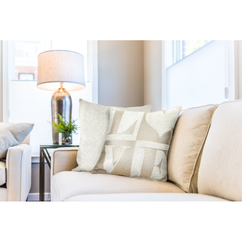 Koby Square Cushion Cover, Natural