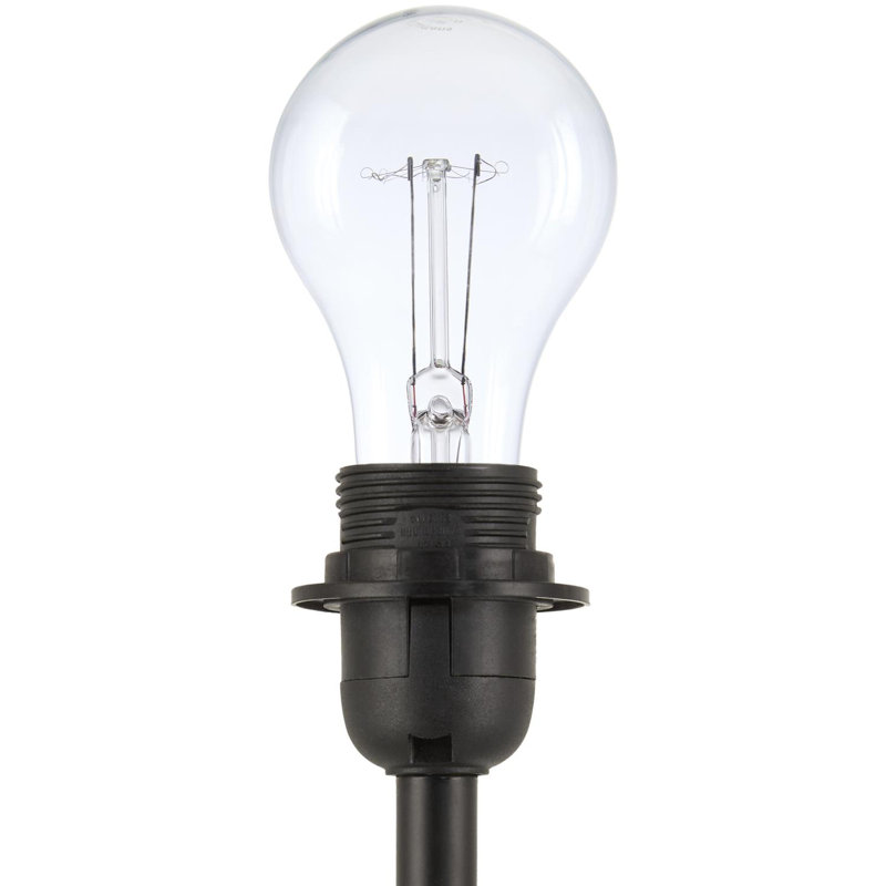 Burt Gleda Meander Floor Lamp, Black, White