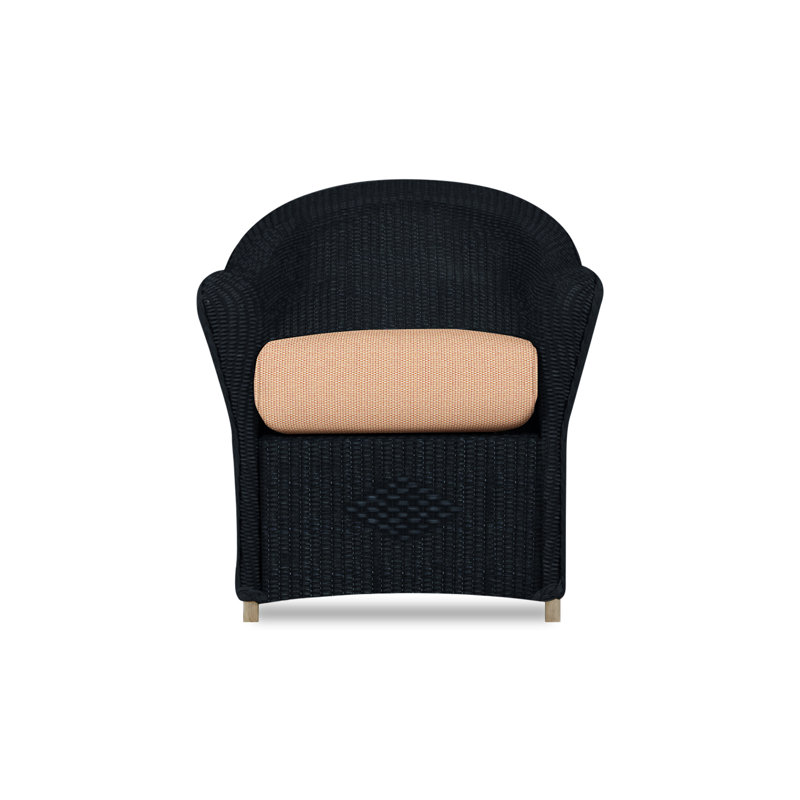 Reflections Outdoor Dining Armchair, Ebony, Remy Pebble