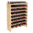 VEVOR 72 Bottle Stackable Modular Wine Rack, 8-Tier Solid Bamboo Wood Storage Racks, Floor Freestanding Wines Holder Display Shelf, Wobble-Free Shelves