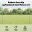 Vidaxl Field Fence Galvanised Steel-114858341