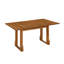 Ensemble de table de salle à manger extensible 6 pièces 82,7 pouces Modern-1941224424-1941224421