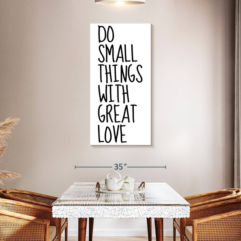 With Great Love, H 48 po x l 24 po