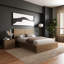 Ensemble de chambre avec lit et table de chevet 2 pièces Antonnio-526049039-521868113