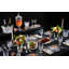Dublin Crystal 5 Piece Pitcher 46oz & Highball Glass 12oz Set