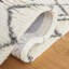 Tapis ivoire / gris touffeté à la main Moroccan-273823529