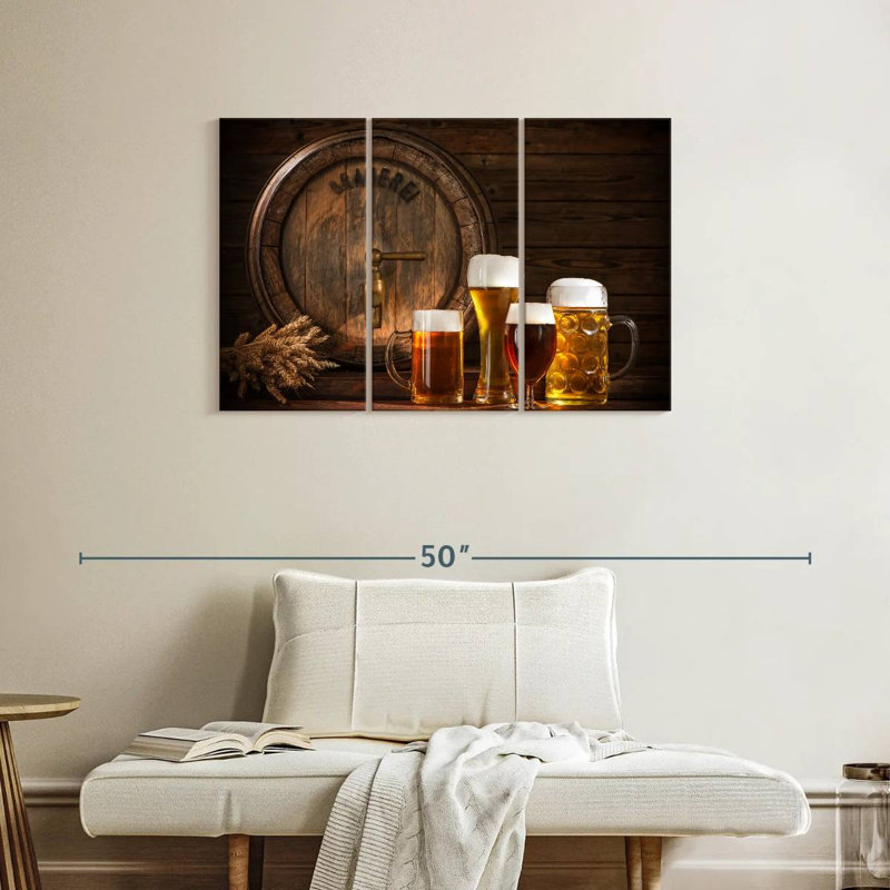Yarlin Beer From The Barrel, 24" H x 38" W