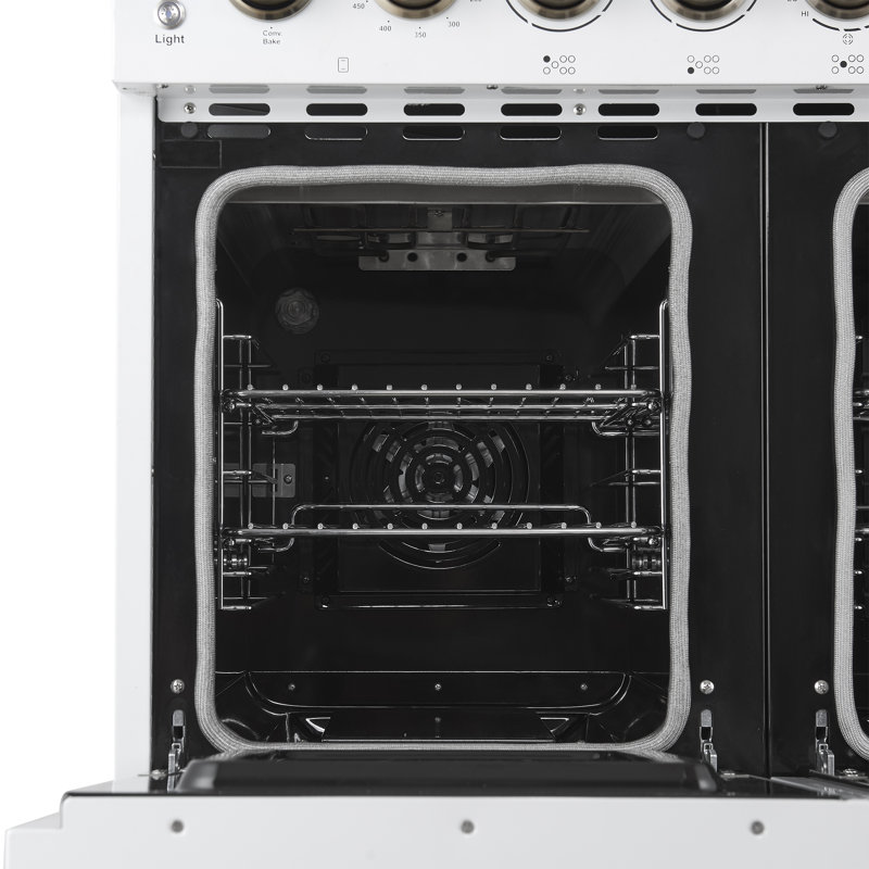 Cuisinière électrique Paolo, 48 po, blanc, Blanc