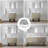 Lancy 60 in W x 20 in D Double Bath Vanity Mirror and Faucet Set-113288963
