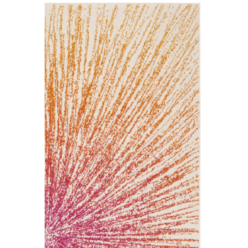 Faustina Performance Abstract Rug, Runner 2'2" X 4'