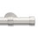 Cambria Designer Series Premium 1-1 / 8 en plus grand diamètre Tringle à rideaux non réglable et supports de designer