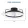 Jainab 20'' Ceiling Fan with LED Lights