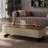Rectangular lifting solid wood coffee table