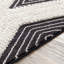 Tapis marocain noir / ivoire Dingle-1007665814