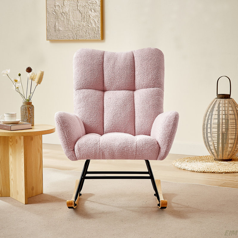 Chaise berçante, Rose