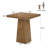 31.5 Inch Square Dining Table Counter Height Kitchen Table with Pedestal Base