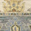 Tapis oriental en laine tissé à la machine Karns en bleu / gris / vert-93834030