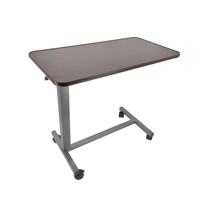 Schauer Medical Adjustable Height 28-40" with locking Set Screw Overbed Bedside Table with Wheels
