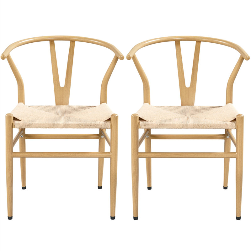 Mid-Century Weave Arm Chair, Natural