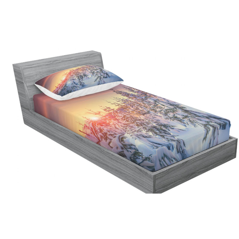 Microfiber Sheet Set, Twin XL Sheet Set with Fitted Sheet