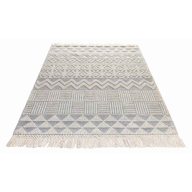 Gunhilda Moroccan Hand Woven Area Rug, Rectangle 120 x 170cm