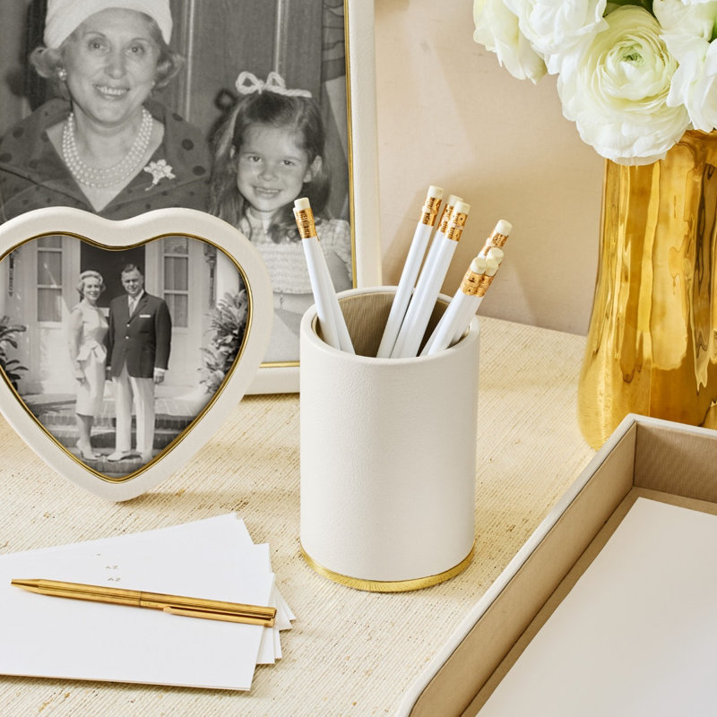 Piero Leather Pencil Cup