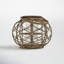 Round Rustic Woven Rattan Lantern-1491241019-1491241017