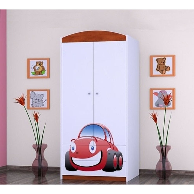 Nielson 2 Door Wardrobe, Red