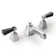 Vip Time 3 Hole Basin Set with Pop-Up Waste Widespread Faucet