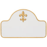 Fleur de Lis Arch One Line Address Plaque