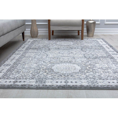 Tapis argenté Hailey