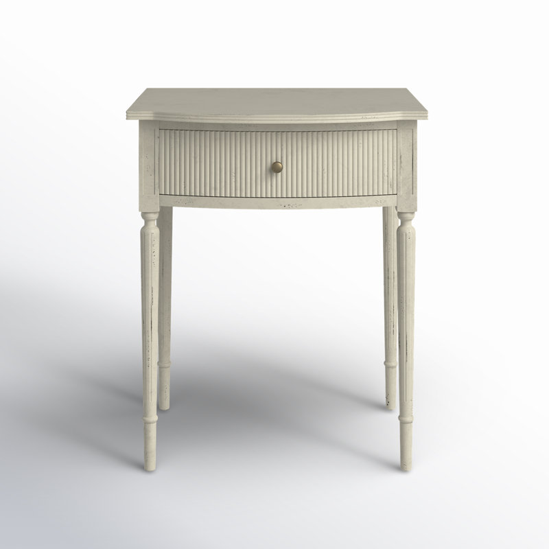 Magdalin Solid Wood End Table