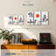 «Abstract Sumi E River», 3 pièces sur toile-98562968