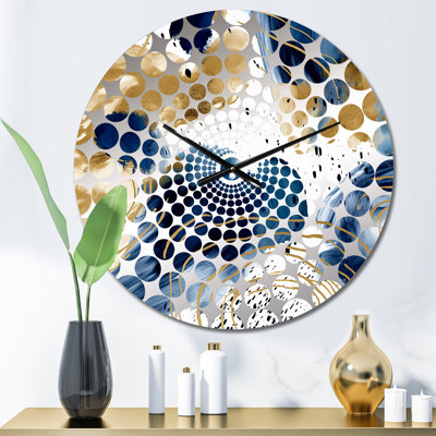 Lewisia - Abstract Collages Wall Clock