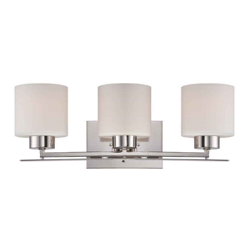 Garan 3 - Light Dimmable Vanity Light, Polished Nickel