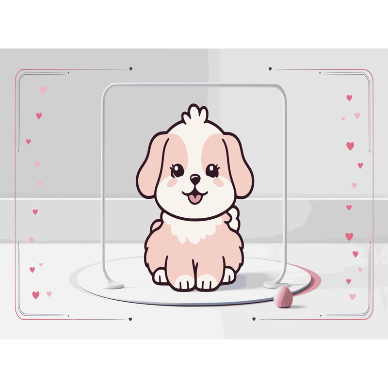 Tapis mignon pour enfants, Rectangle 4pi x 6 pi