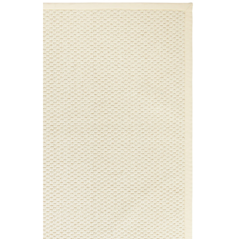 Tapis de couleur unie en laine et sisal Segers Beach, Rectangle 4 pi x 6 pi