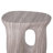 Daisy 18.9"H Outdoor Modern U-Shaped Magnesium Oxide Side Table-125098454