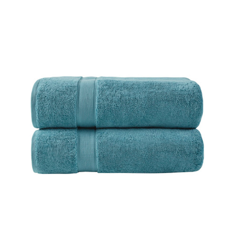 Ensemble de draps de bain 100% coton antimicrobien 2 pièces, Turquoise