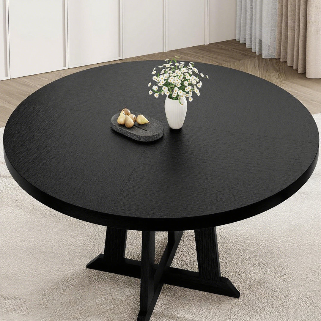 Round Wood Dining Table