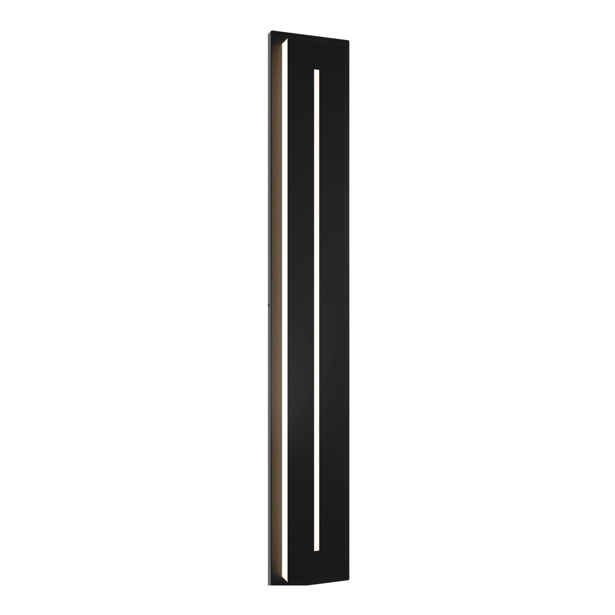 Midnight Outdoor Aluminum LED Wall Light, 3500K, 56" H