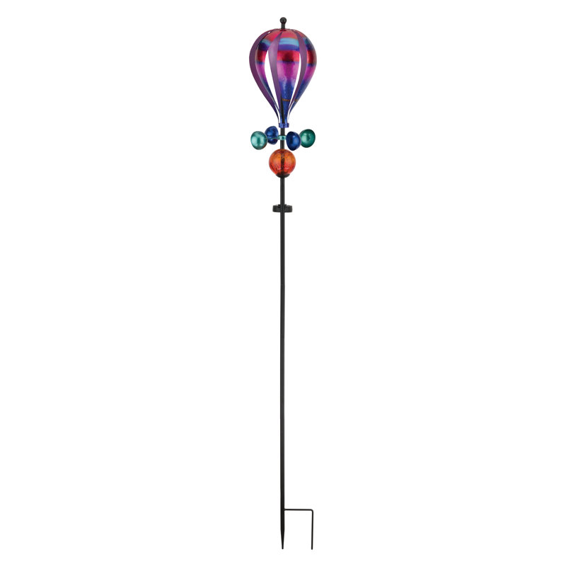 Balloon Solar Wind Spinner Stake