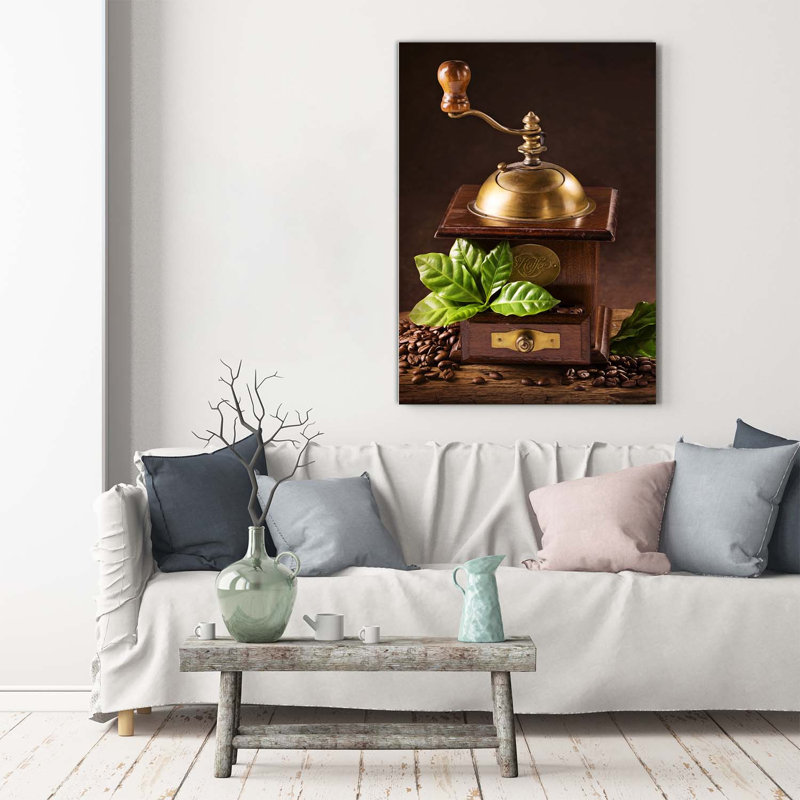 Coffee Grinder - Wrapped Canvas Print