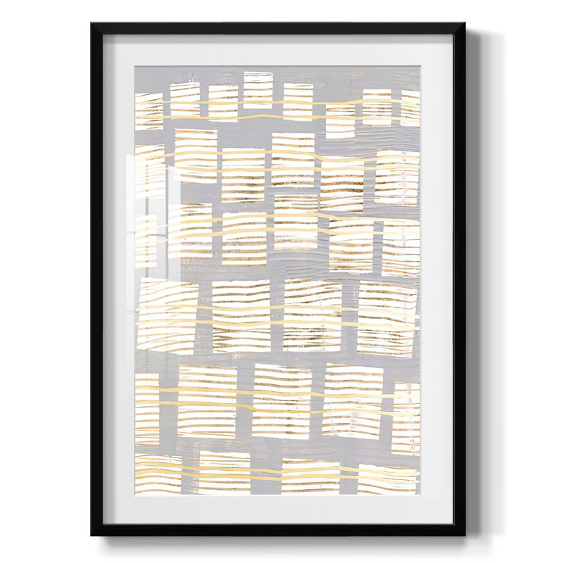 NetworksII-Framed Print, 25.5" H x 17.5" W, Black