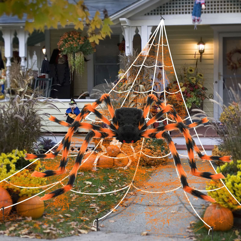 Halloween Decoration, Black Furry Spider