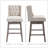 Chewning , 180 Degree Swivel Kitchen Island Stool Dining Room Chairs with Solid Wood Footrests and Button Tufted Design-8998610-64663292-64663283