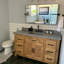 Havenwell - Meuble-lavabo simple - Pin blanc du nord-est - Teint-1479438191-1489121639