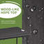 Lewert Rectangular Metal Outdoor Dining Table , 118cm cm W 60cm cm D