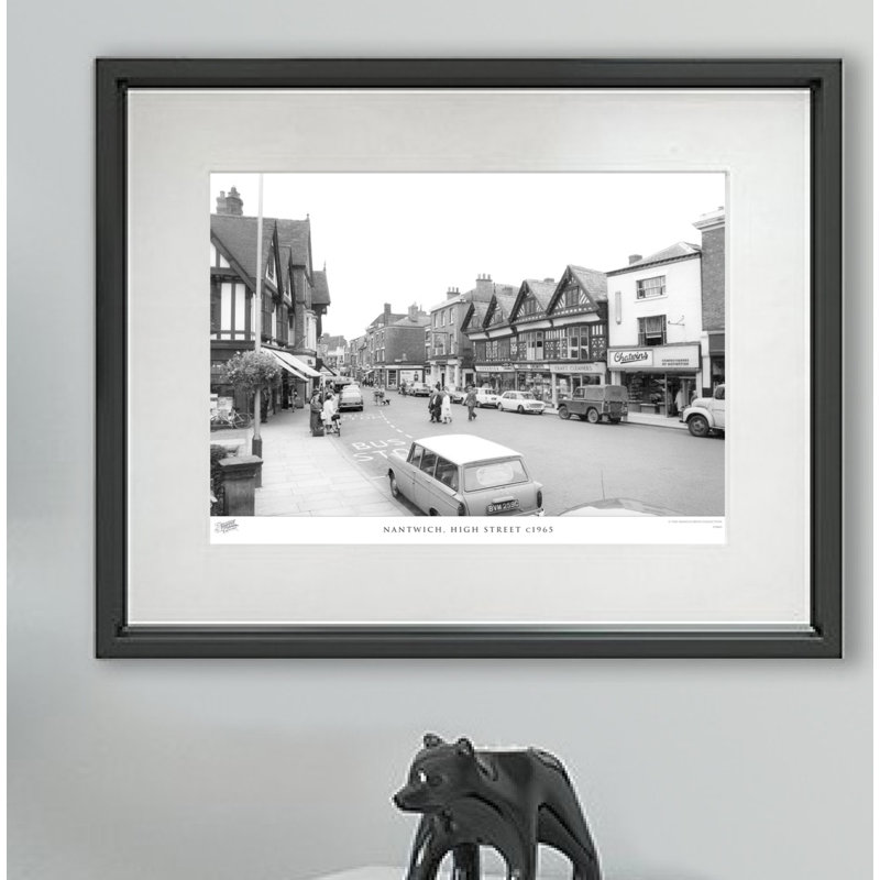 Nantwich, High Street C1965 - Single Picture Frame Print, 28cm H x 36cm W x 2.3cm D